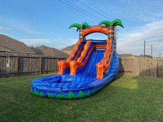 Tropical 13ft Waterslide