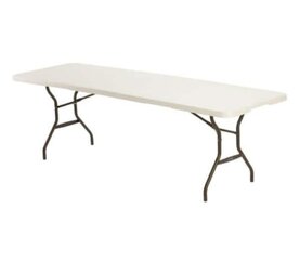 8ft rectangle fold out table