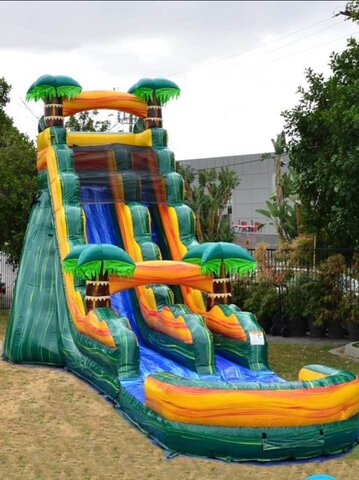 19' Tropical Plunge Dry Slide