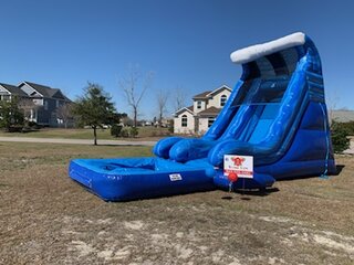 18' Tidal Wave Inflatable Dry Slide