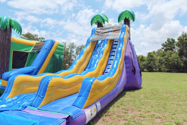 20ft Tropical Blast Slide (Wet or Dry)