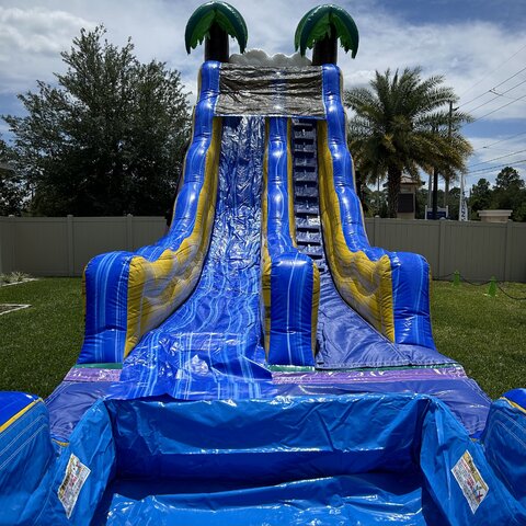 20ft Tropical Blast Slide (Wet or Dry)