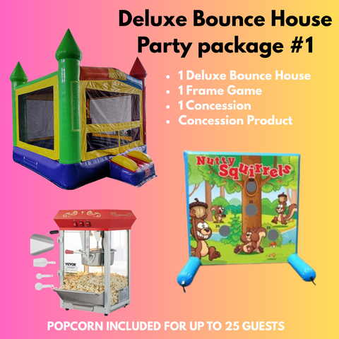 Deluxe Bounce House Party package 1