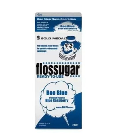 Blue Cotton Candy Floss