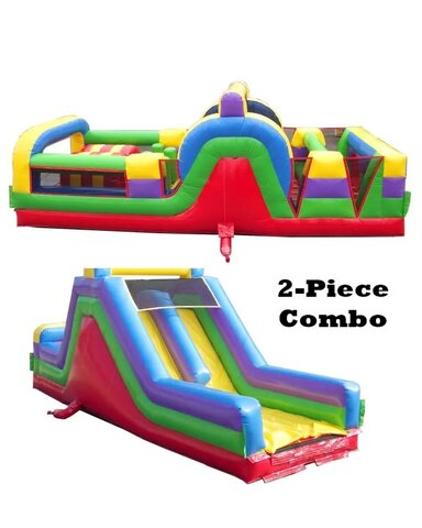 60' Retro Obstacle Course 2-Piece Combo