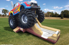 Monster Truck Moon Bounce Combo WET/DRY