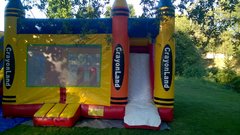 Bounce House Crayon Slide Combo