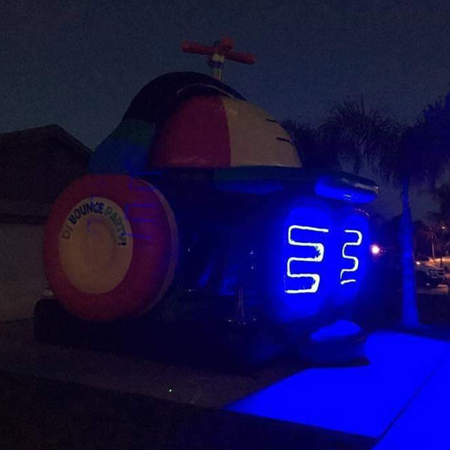 DJ Party Fun Jump at Night DJ Party Fun Jump at Night