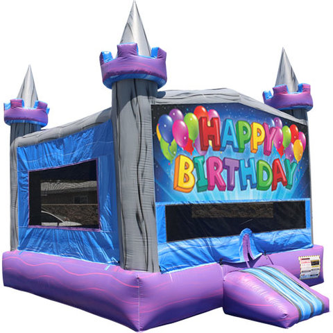 Happy Birthday Crystal Castle Fun Jump