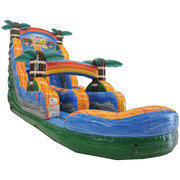 16ft tiki plunge water slide