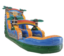 18ft Tiki Plunge Single Lane Slide