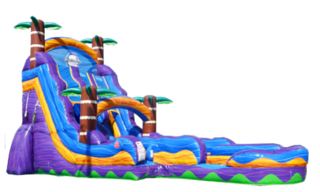 22ft Dual Lane Waterslide