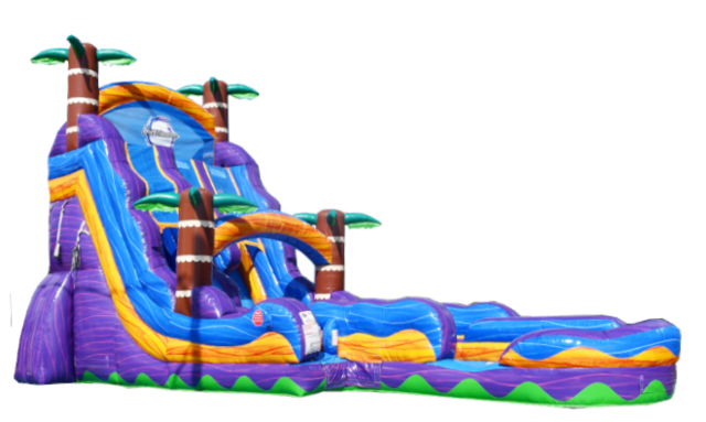 22ft Dual Lane Waterslide