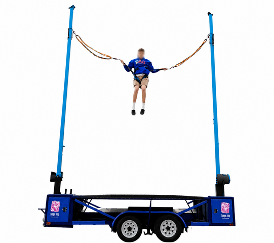Single Bungee Trampoline Trailer