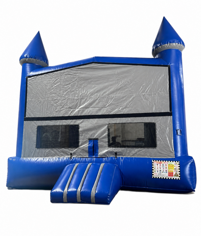 15'x15' Grey/Blue Bounce House *15-12