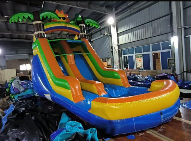 13ft Tropical Sun Waterslide * 16-13-02