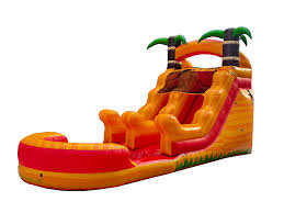 13ft Flame Tropical Waterslide 16-13-01