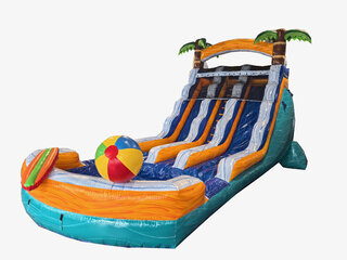 18' Surfside Dual Lane Water Slide *16-18-09