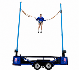 Single Bungee Trampoline Trailer