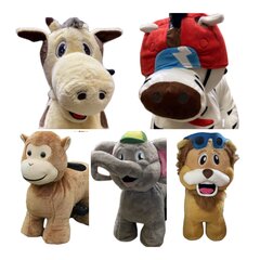 Mini Plush Animal Scooter