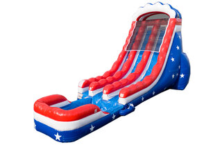 22FT Stars and Dual Lane Slide (Dry Use)