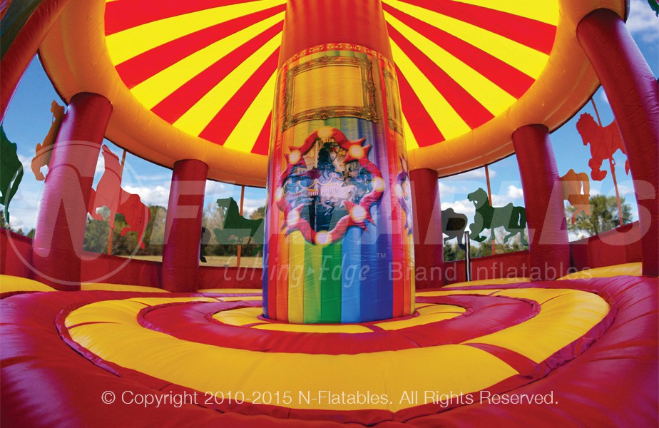 carousel bounce house