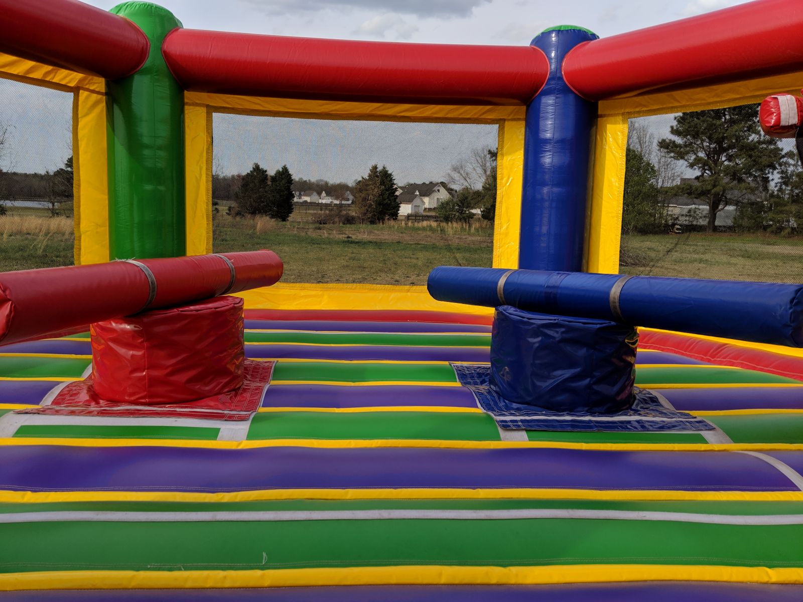 joust inflatable game