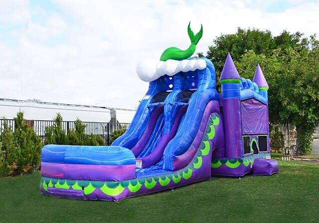 mermaid tail bounce house