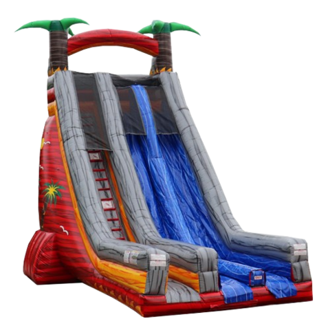 Blazing 27ft Dual Lane Dry Slide