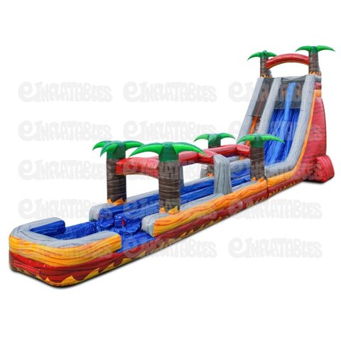 Blazing Tropic 27' Dual Lane Water Slide