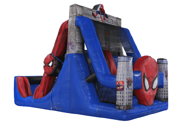 Spider-Man 16' Dual Lane Water or Dry Slide