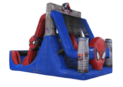 Spider-Man 16' Dual Lane Water or Dry Slide