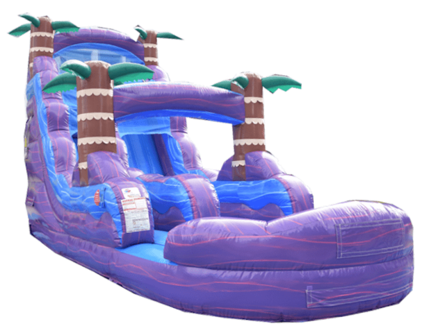 Purple Hurricane 18' Water or Dry Slide