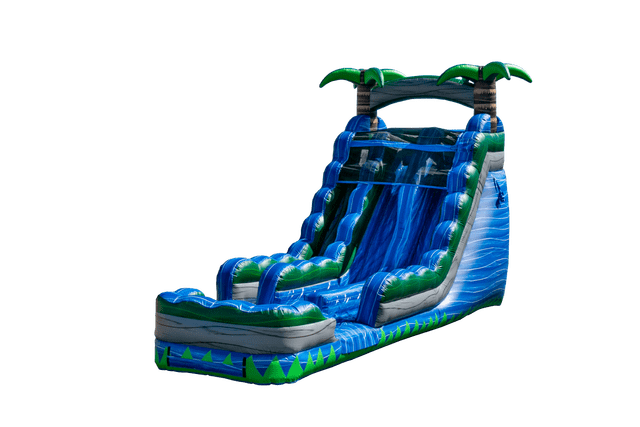 Blue Crush 18' Dual Lane Water or Dry Slide