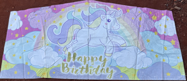 Unicorn happy birthday