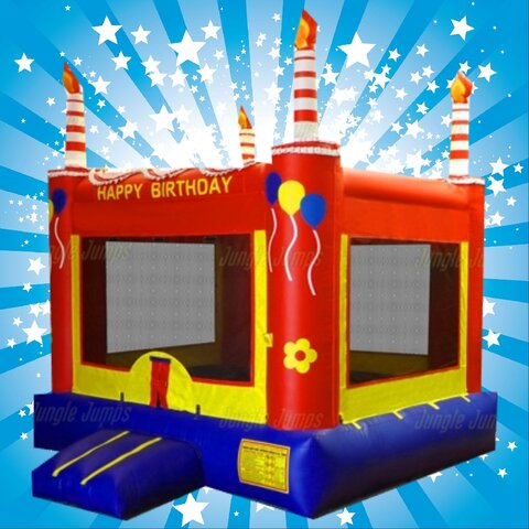 Birthday Cake Bouncy House