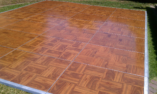 Custom Sized Parquet Dance Floor 
