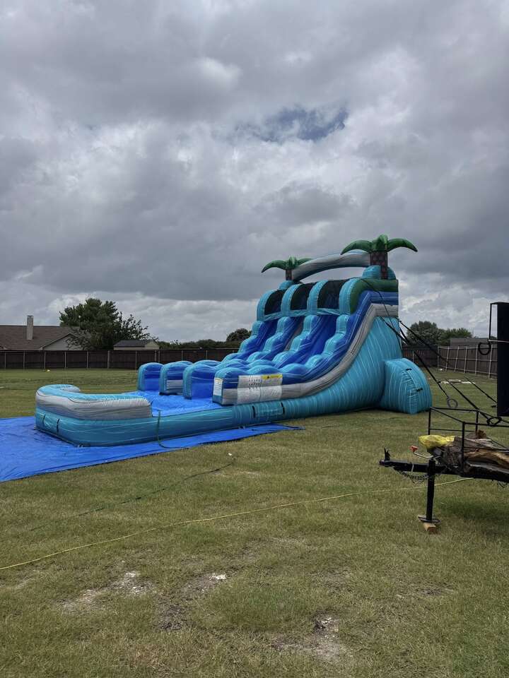 Bounce House Dallas water slide setup