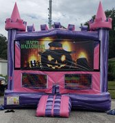 Pumpkin Patch Pink And Purple Bounce House
