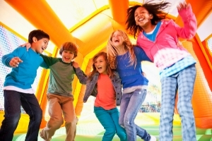 Fun Bounce House with Lawrenceville Bounce House Rental Company