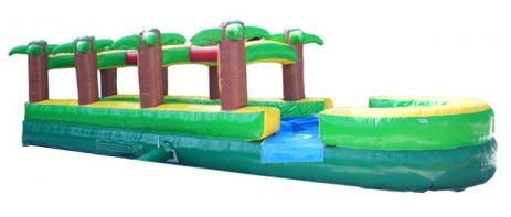 27' Long Tropical Palm Slip and Slide w/ Pool (SWSS070718)