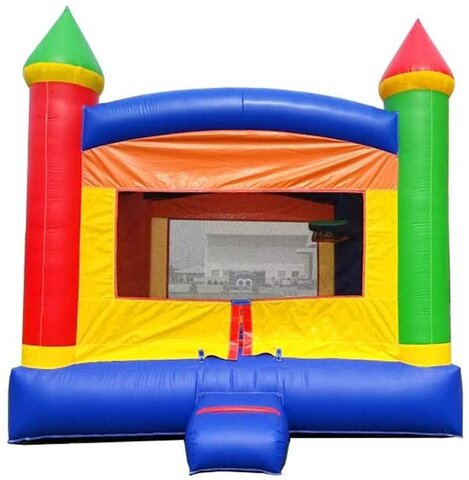 Rainbow Castle Bounce House (BH130122)