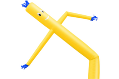 Air Dancer - 18' High Yellow with Blue