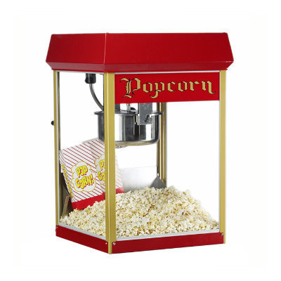 Popcorn Machine - Large Red 8oz Tabletop
