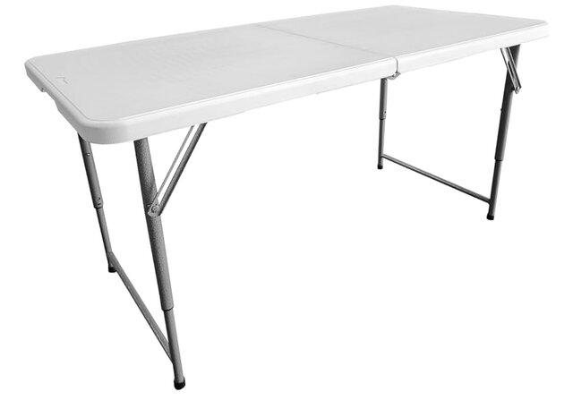 Kids White 4 foot Fold Up Tables