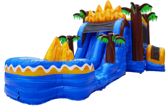 Oasis Dual Lane Combo Large Waterslide
