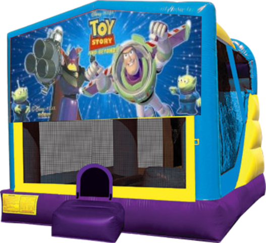 Buzz Lightyear Large C4 Dry Combo with Slide & Basketball Hoop