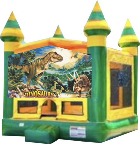 Dinosaur Green Castle13x13 Fun House