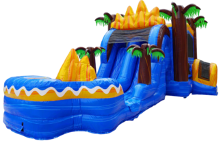 Oasis Dual Lane Combo Large Dry Slide