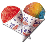 50 Extra Snow Cone Servings - comes with 50 cones and 2 syrups